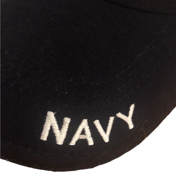 Rothco NAVY Embroidered Baseball Cap Hat Logo Back Hoop Loop Adjustable OS Navy - Picture 2 of 5